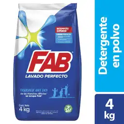 Fab Detergente en Polvo Aroma Floral Poder Acelerador