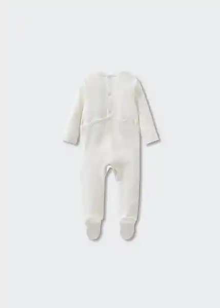 Pijama Night Offwhite Talla 63 Niños Mango