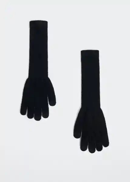 Guantes Mona Negro Talla 99 Mujer Mango