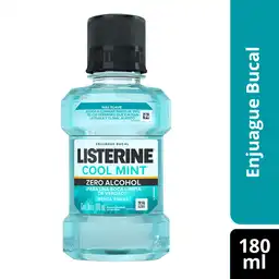 Listerine Enjuague Bucal Cool Mint Zero Alcohol Menta Suave