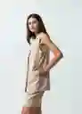 Chaqueta Mujer Beige Humus Medio M 521G055 Naf Naf