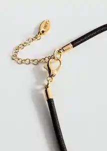 Collar Angela Oro Talla 99 Mujer Mango