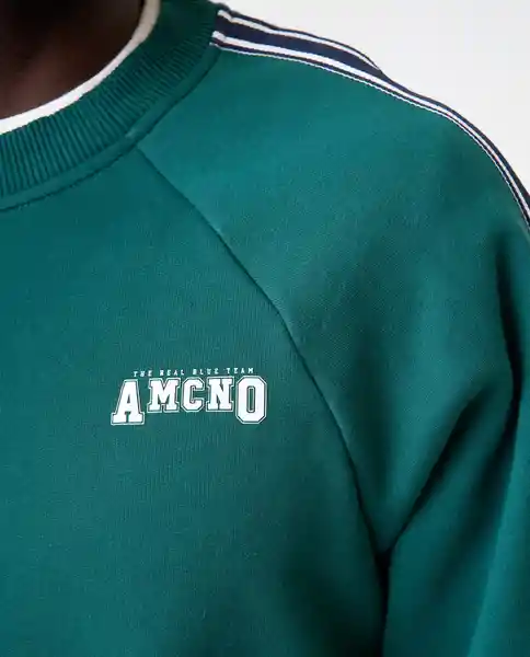 Buzo Hombre Verde Talla M 882G001_VER195220 Americanino
