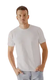 Camiseta Cuello Redondo Blanco Talla L 35553 Arkitect