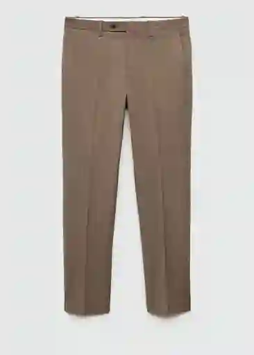 Pantalón Milan Beige Talla 40 Hombre Mango