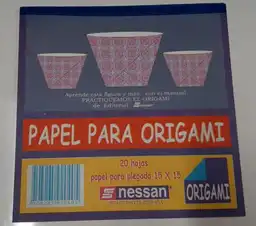 Nessan Block Para Origami 15 x 15 20 Hojas