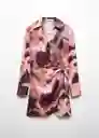 Vestido Alexia Rosa Talla M Mujer Mango