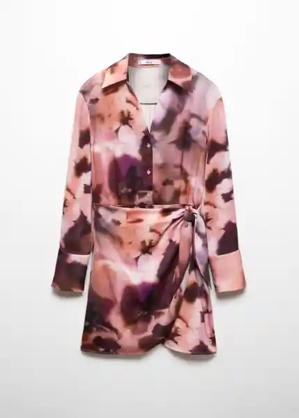 Vestido Alexia Rosa Talla M Mujer Mango
