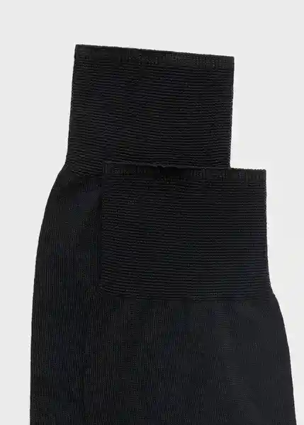 Pack Calcetines Scotbla Negro Talla 42 Hombre Mango
