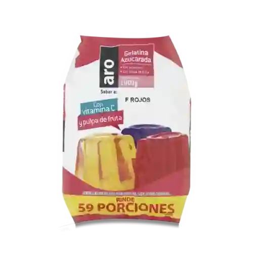 Aro Gelatina en Polvo Frutos Rojos