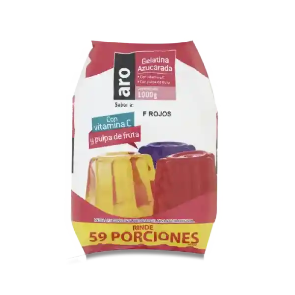 Aro Gelatina en Polvo Frutos Rojos