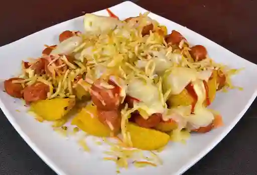 Salchipapa Especial con Queso(personal)