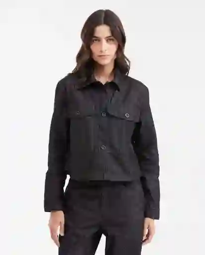 Chaqueta Straight Fit Negro Noche Ultraoscuro Talla S Chevignon