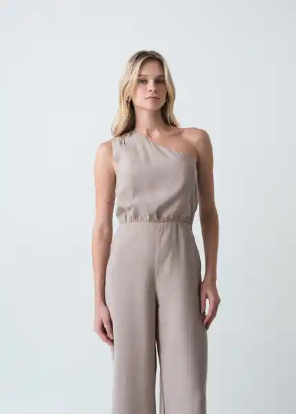 Enterizo Amelia Café Medio Talla M Mujer 563G368 Naf Naf