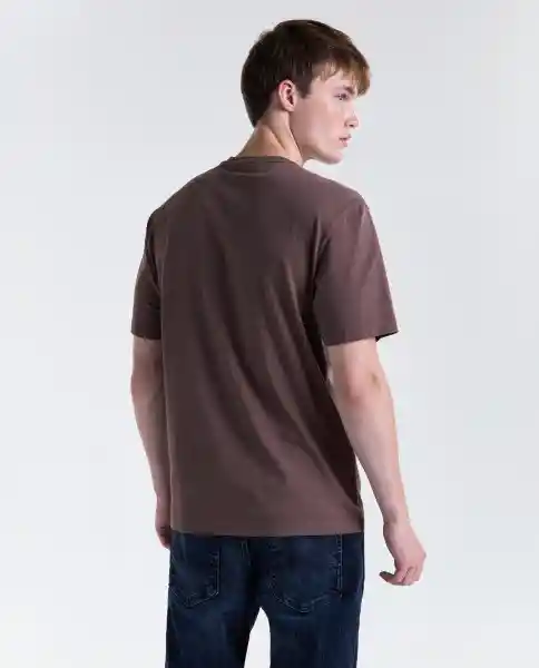 Camiseta Hombre Café Talla L 849G000_CAF181312 Americanino