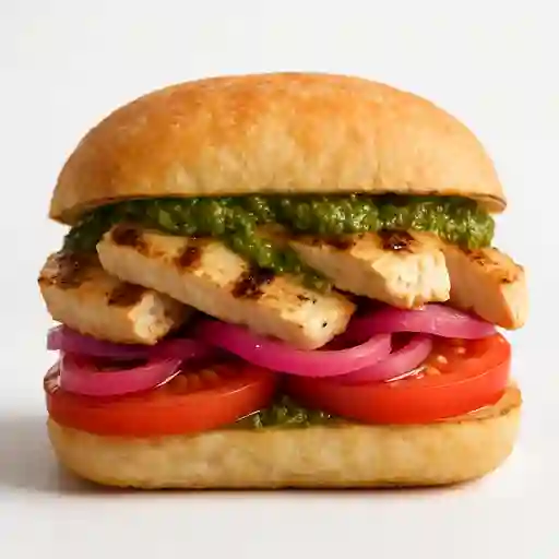 Sándwich Pollo Al Pesto