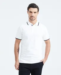 Camiseta Polo Knob With Detail Crudo Prístino Claro S Chevignon