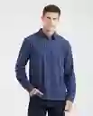 Camiseta Plaid Azul Dark Ultra Oscuro T. L Chevignon