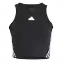 Adidas Camisa Polo Fi 3s Tank Mujer Negro Talla XS Ref: IP1572