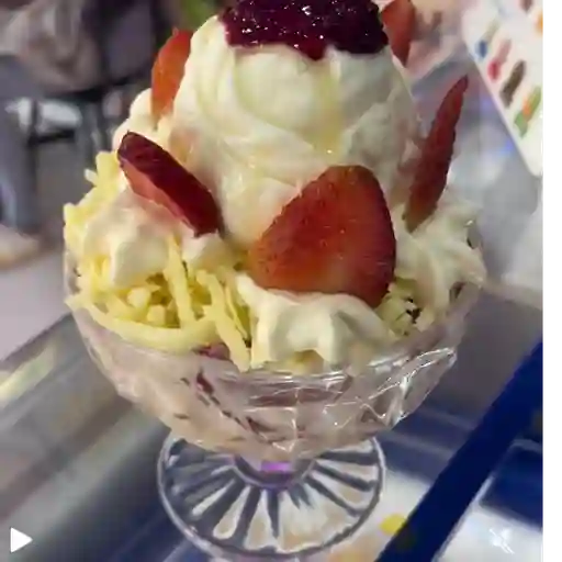 Fresas con crema sencillas 14 onz