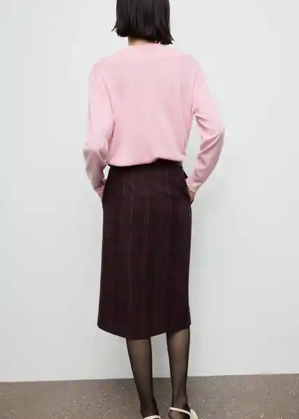 Saco Jersey Milo Rosa Talla M Mujer Mango