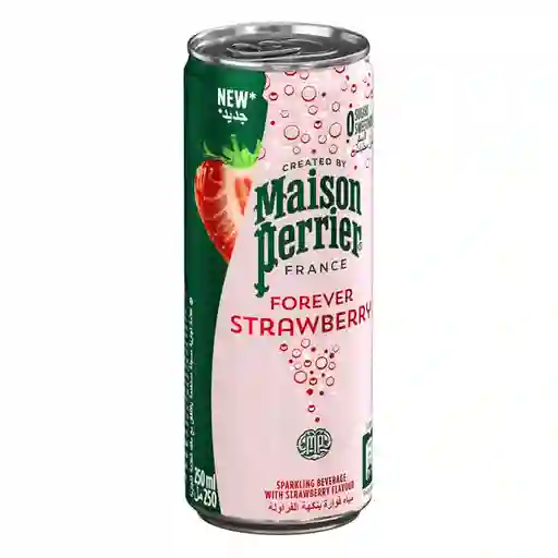 Perrier Agua Saborizada Strawberry Con Gas