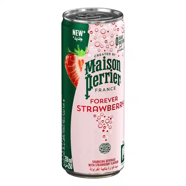 Perrier Agua Saborizada Strawberry Con Gas