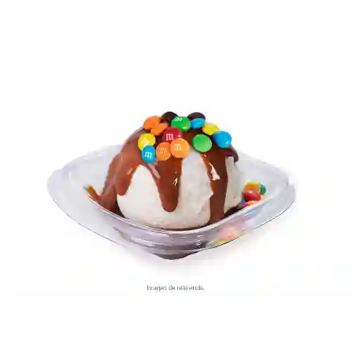 Vaso 1 Bola 90g Exclusivo+topping+salsa