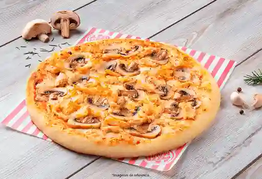 Pizza Pollo Champiñón