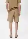 Bermuda Cabrera Beige Talla 42 Hombre Mango