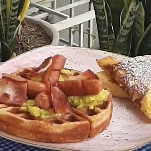 Waffle de Tocineta