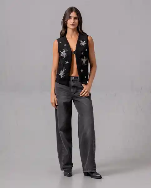 Chaleco Mujer Negro Noche Ultraoscuro Talla M 67078 Rifle