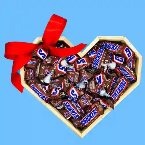 Snickers Geometric Heart Candy Tray