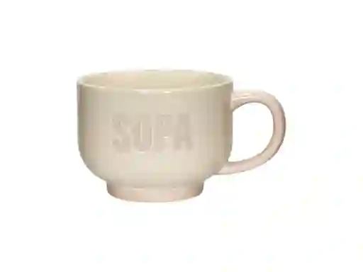 Tazón de Sopa Beige 560 mL Casaideas