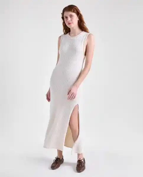 Vestido Mujer Crudo Talla M 679G000_CRU110103 Americanino