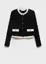 Cárdigan Peri Negro Talla S Mujer Mango
