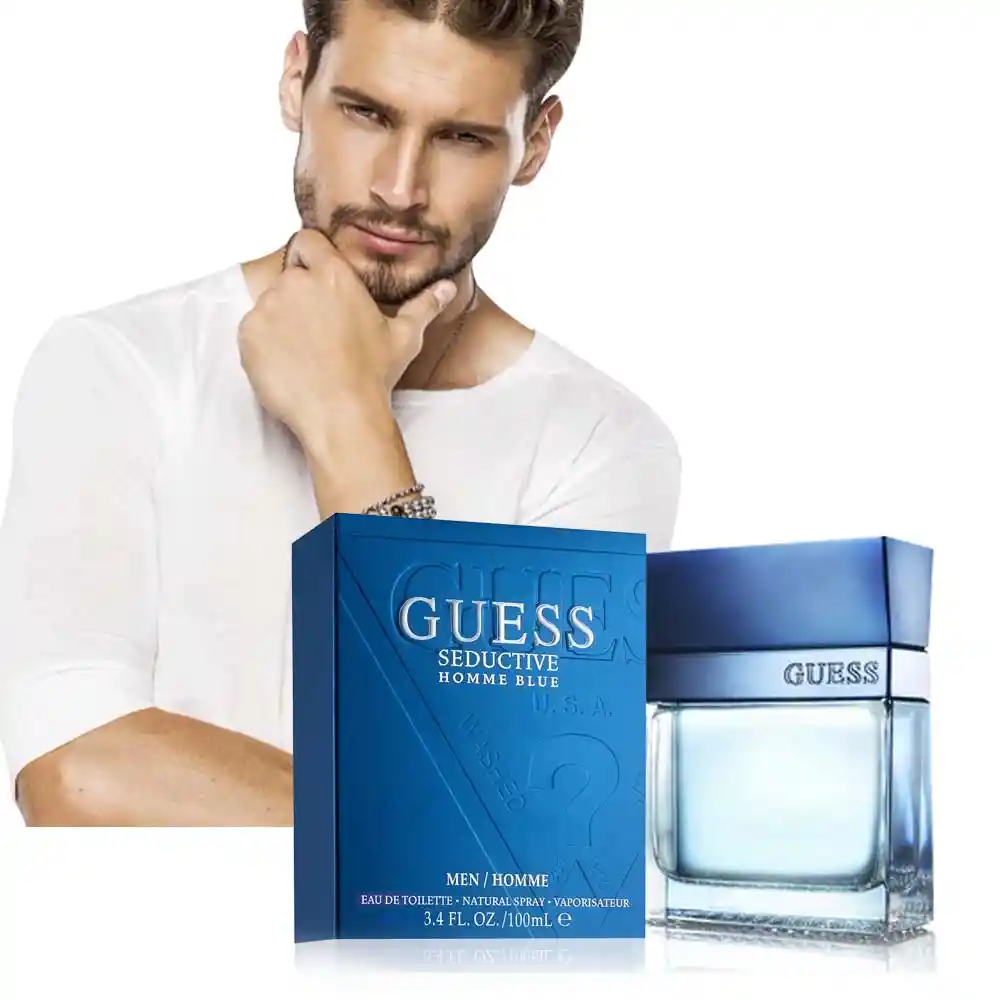 Guess Perfume Seductive Blue 100Ml Hombre Orignal Garanti