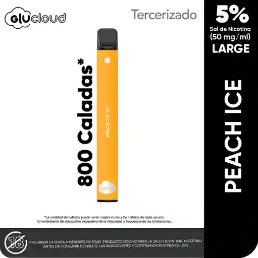Vapeador Glucloud Peach Ice Large