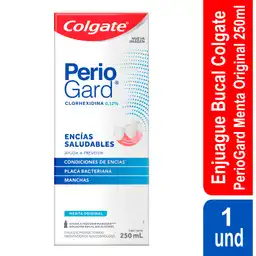 Enjuague Bucal Clorhexidina Colgate Periogard Encías 250 mL