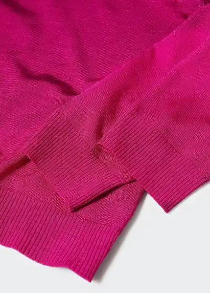 Jersey Crayon2 Fucsia Talla L Mujer Mango