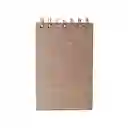 Libreta 60 Hojas Khaki Miniso
