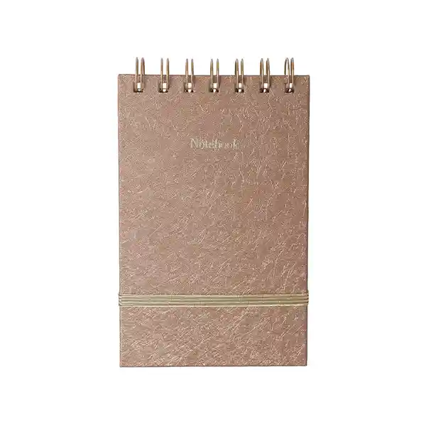 Libreta 60 Hojas Khaki Miniso