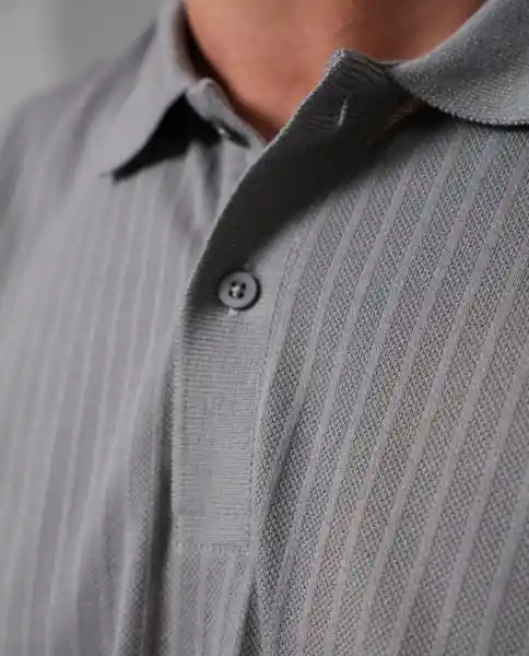 Camiseta Polo Hombre Gris Talla M 199G101_GRI173914 Rifle