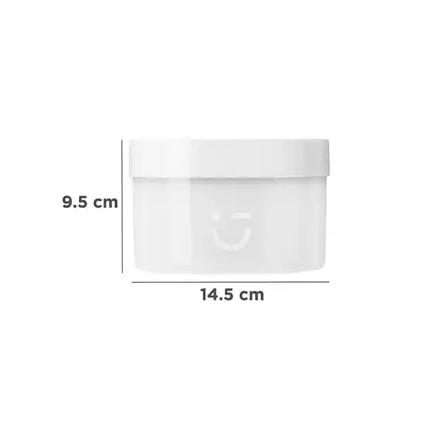 Organizador Plástico Serie Silvery Gray Gris Claro Miniso