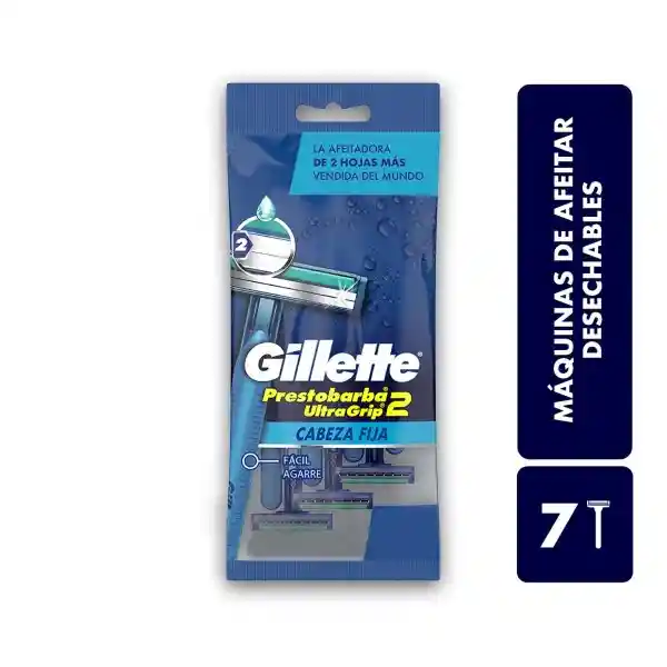 Gillette Máquina para Afeitar Prestobarba2 UltraGrip