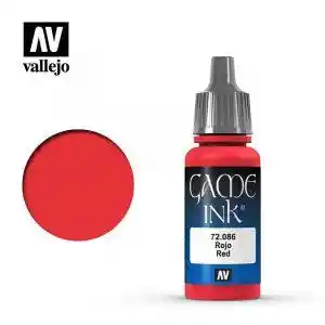 Vallejo Pintura Acrílica Game Color Rojo 17 mL