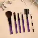 Brocha de Maquillaje con Puntas Morado Miniso