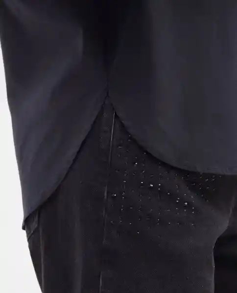 Camisa Essential Poplin Negro Sombrío Ultraoscuro M Chevignon