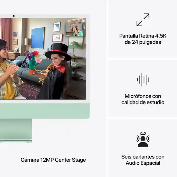 Imac 24 Chip M4 10Gpu 32Gb Ram 1Tb Verde