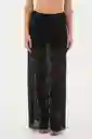 Falda Larga Lebon Negro Talla 02 M